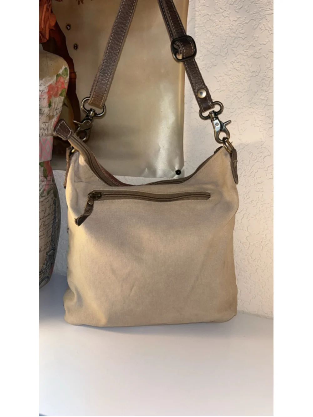 Women's Myra Bag Canvas Crossbody Bag One Size Beige Brown